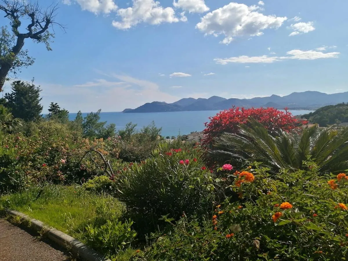 Duplex vue mer spendide, terrasse piscine jardins parking Cannes France